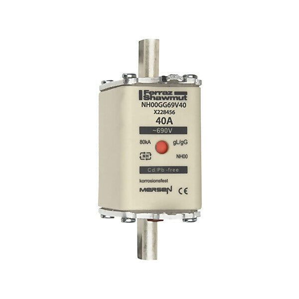 Mersen NH-Sicherungseinsatz SF Gr.00 gG 40A/690V KM NH00GG69V40